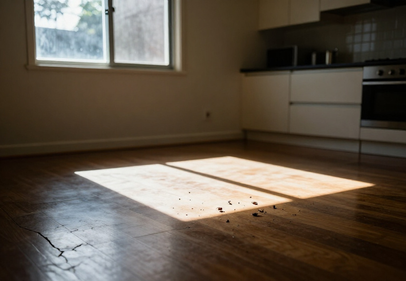 Termite damage in a Chullora home before treatment